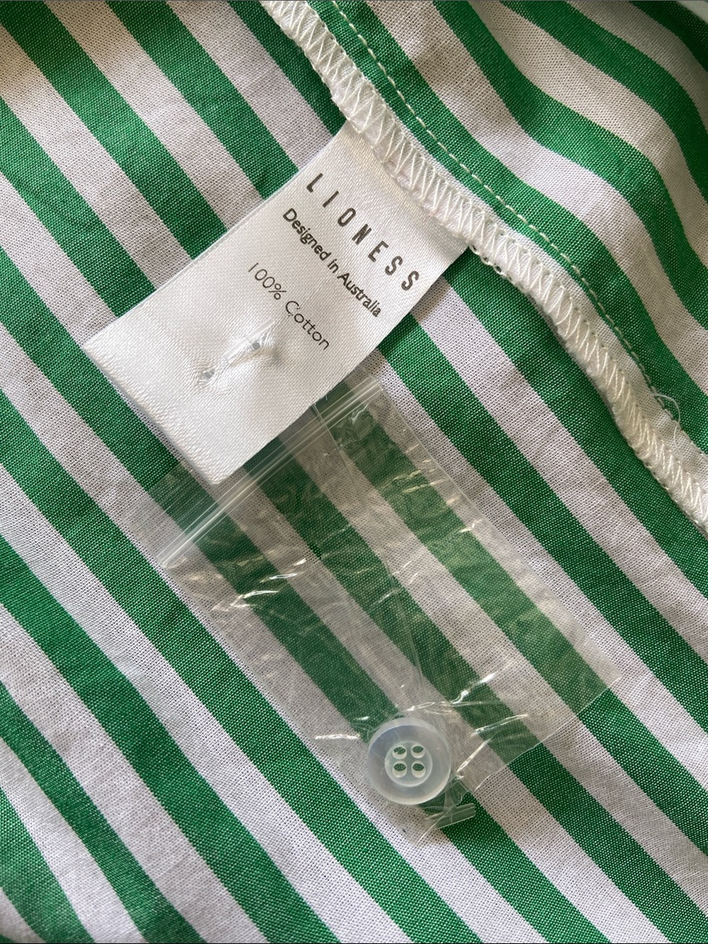 Lioness Revolve Cotton Striped Blouse - Picture 5 of 8